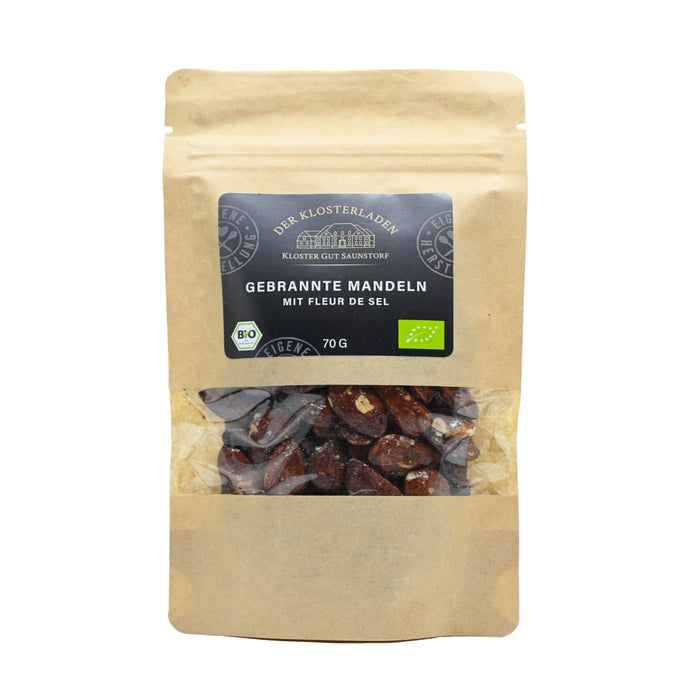 Gebrannte Mandeln mit Fleur de Sel (70 g) - Bio - nach hauseigener Rezeptur!