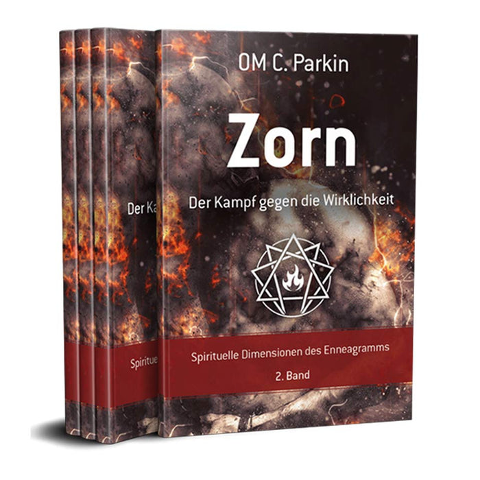 Buch "Zorn", Hardcover, Farbe dunkel mit orangeroten Lichteffekten.