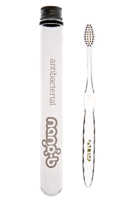 Nano-B Zahnbürste Gold crystal - natürlich antibakteriell