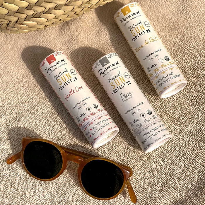 Unterschiedliche Sun Sticks von Rosenrot 