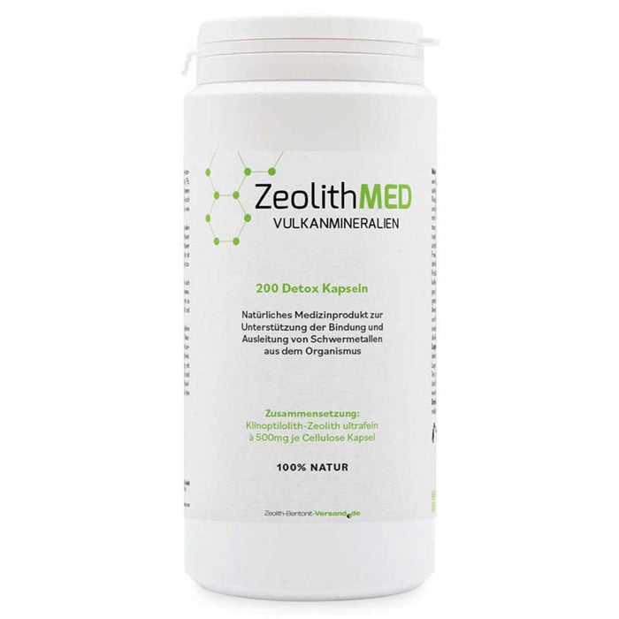 Zeolith MED® Vulkanmineralien - Kapseln (200 Stk.)