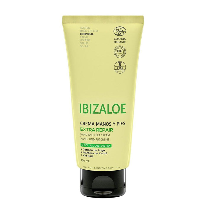 "Aloe Vera - Hand- & Fußcreme"  in Tube aus Kunststoff. Weitere Informationen siehe Produktbeschreibung. 