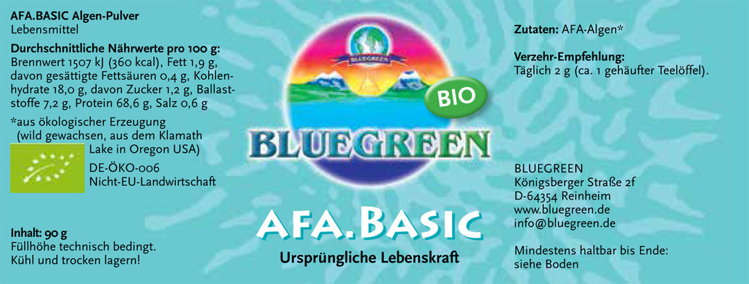 AFA Algen Basic - Pulver (90g) - Der Klosterladen - Gut Saunstorf