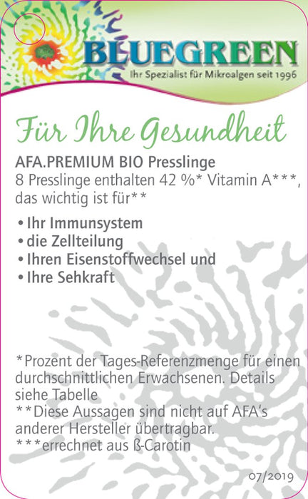 AFA Algen Premium - Presslinge (360 Stk.)