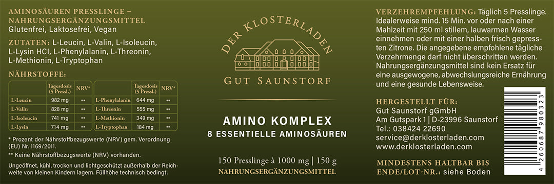 Amino Komplex - Presslinge (150 Stk.)