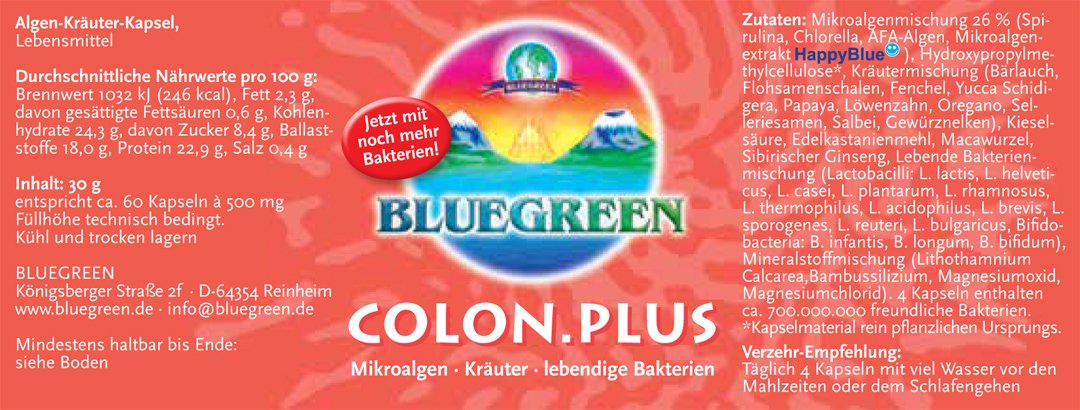 Colon Plus (Darmflora) - Kapseln (60 Stk.)