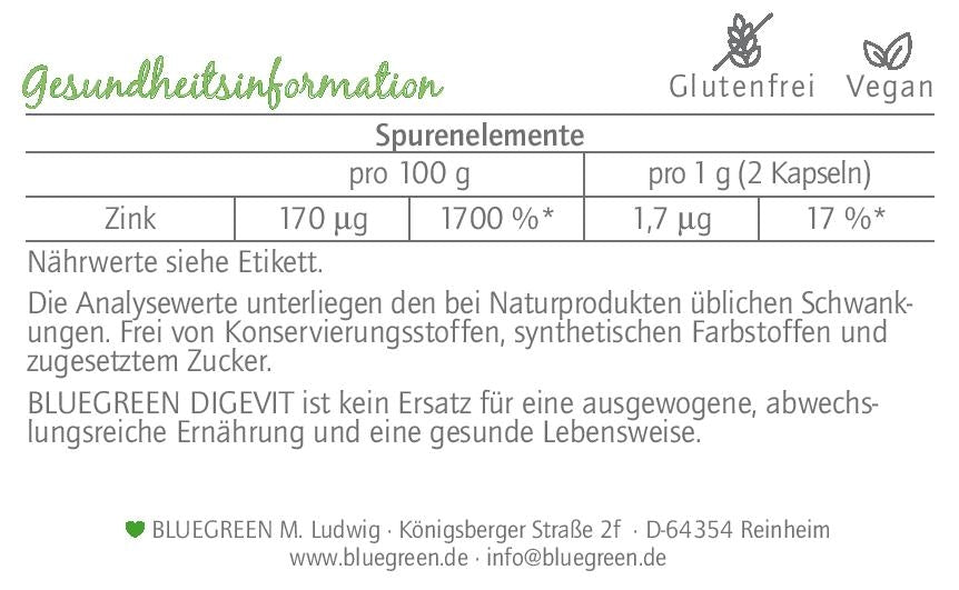 Digevit (Enzyme) - Kapseln (100 Stk.) - Der Klosterladen - Gut Saunstorf