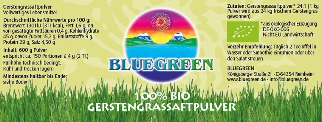 Gerstengrassaftpulver (600g)