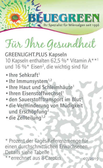 Greenlight Plus - Kapseln (140 Stk.) - Der Klosterladen - Gut Saunstorf