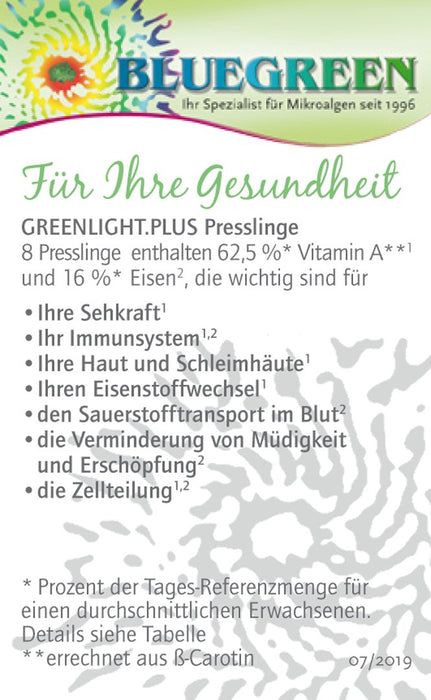 Greenlight Plus - BIO - Presslinge (240 Stk.)