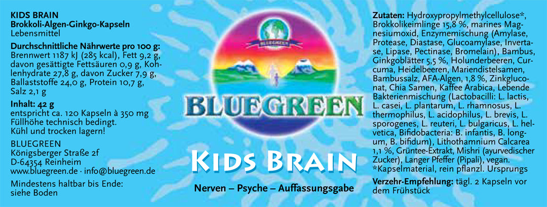 Kids Brain - Kapseln (120 Stk.) - Der Klosterladen - Gut Saunstorf