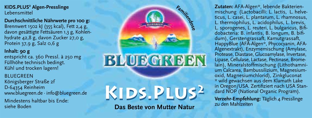 Kids Plus² - Presslinge (360 Stk.)