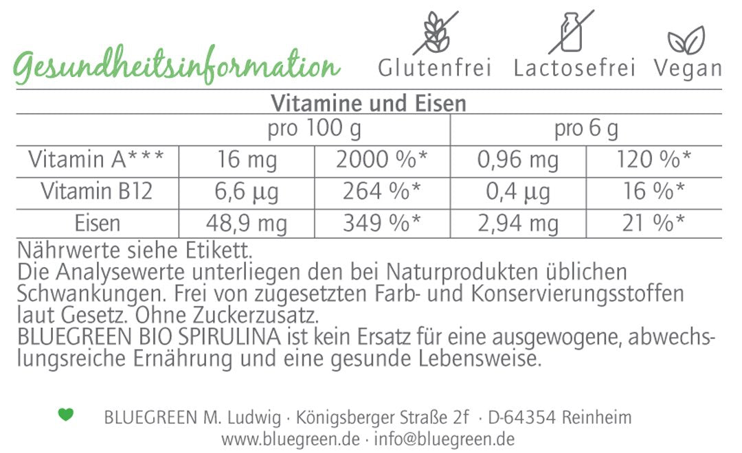 Spirulina - Pulver (1000g)