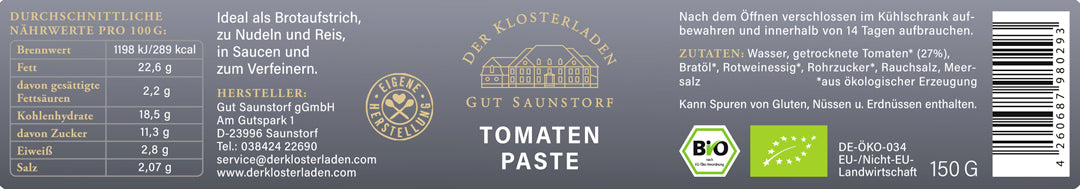 Tomaten Paste (150g) -  nach hauseigener Rezeptur!